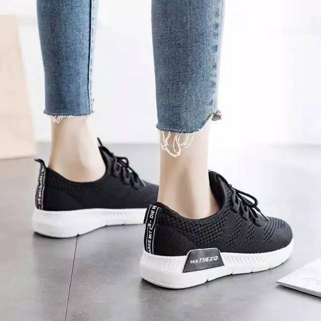 HS [COD] Sepatu Wanita Sneakers H5 Terlaris