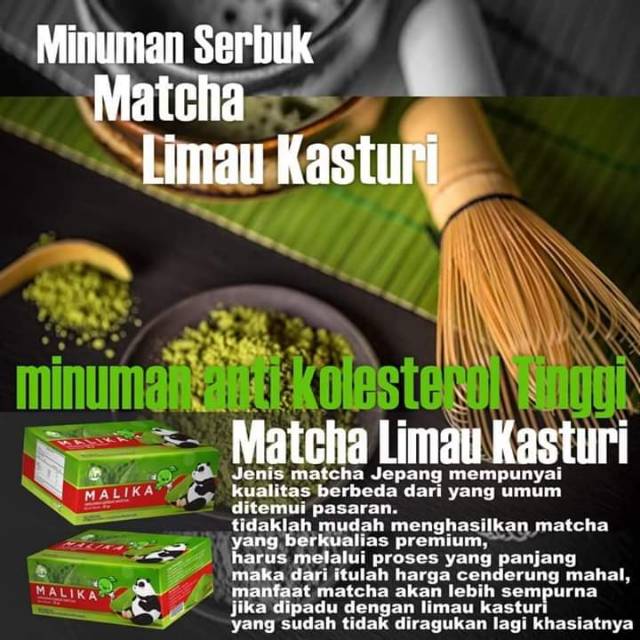 

Malika matcha limau kasturi