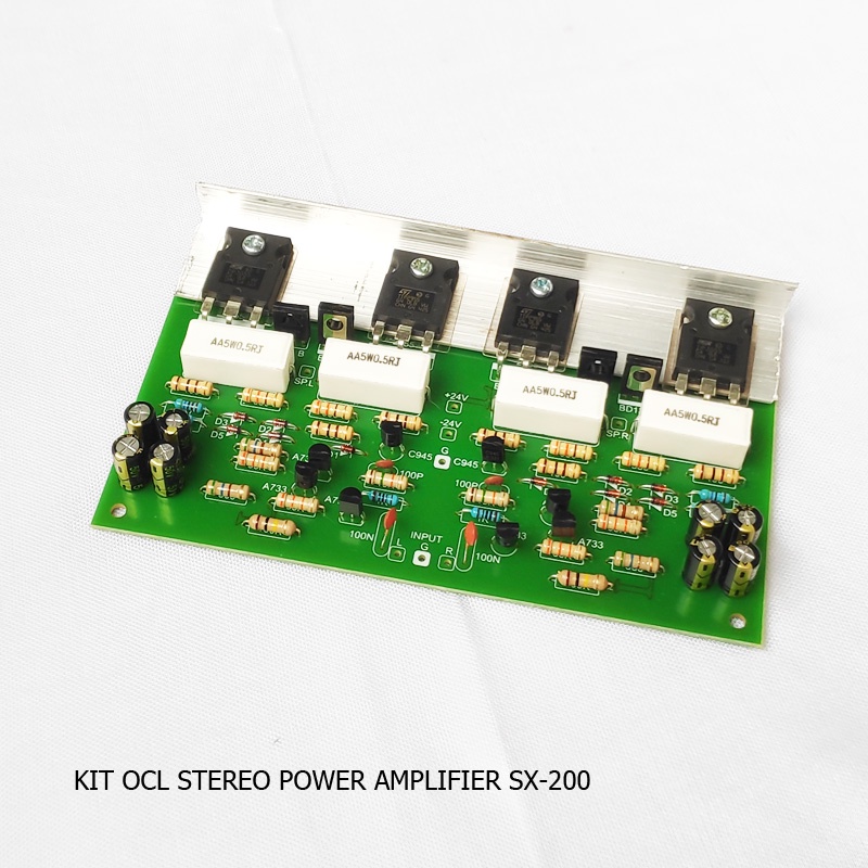 KIT POWER AMPLIFIER OCL STEREO SX-200