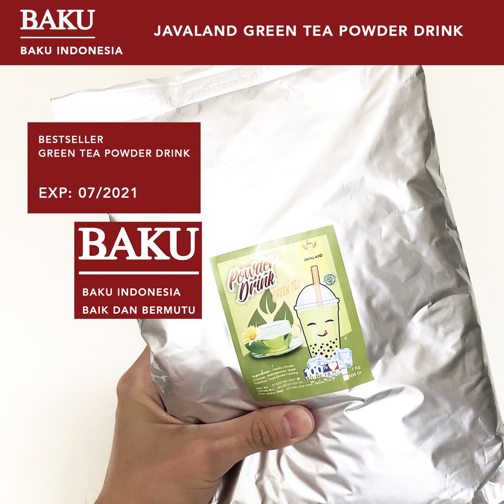 

Javaland Green Tea Drink 2kg / Green Tea Bubuk Javaland