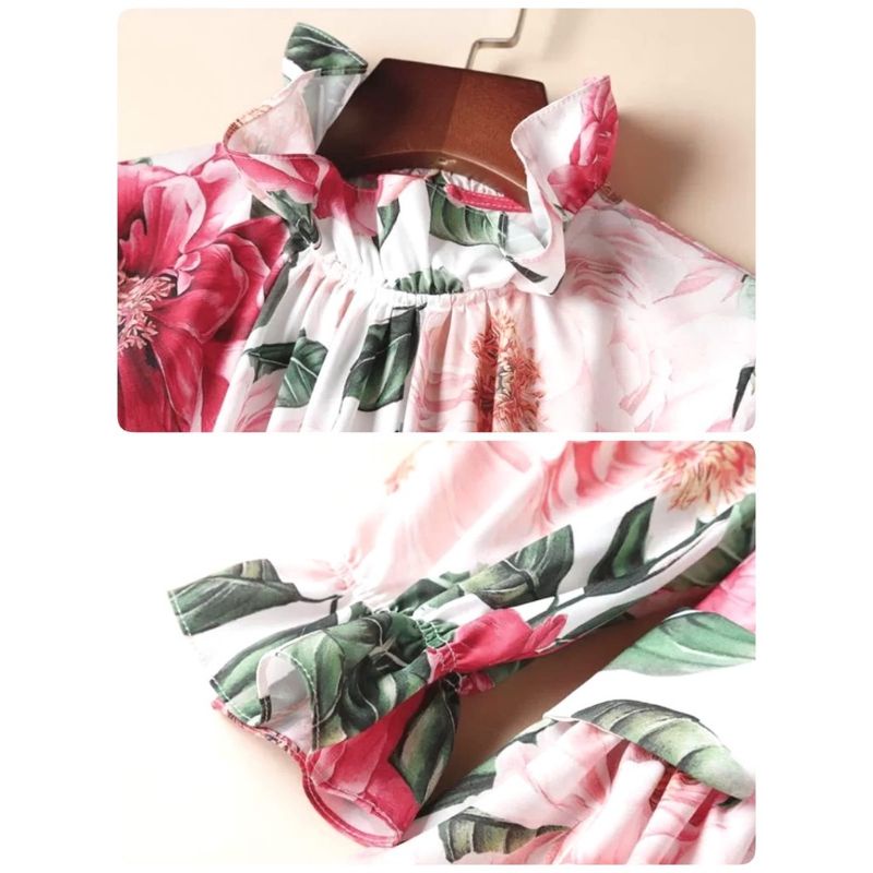 MDLV ~ 9729 Laurel Set Women Setelan Baju &amp; Celana Panjang Kulot Import Set Flower Kulot Set Premium Set Import Fashion Import