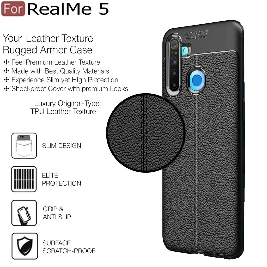 Case Auto Focus Softcase Realme 5 / 5i / 5s