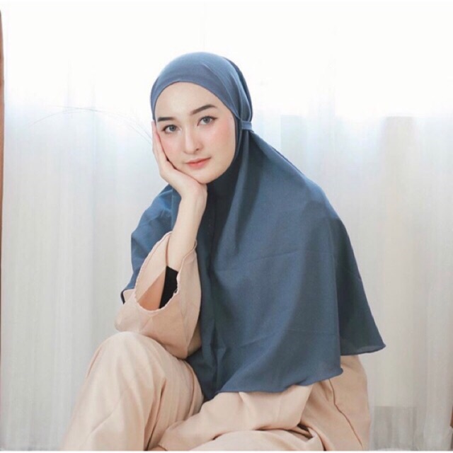 Bergo Maryam Ukuran L Diamond Super Tali