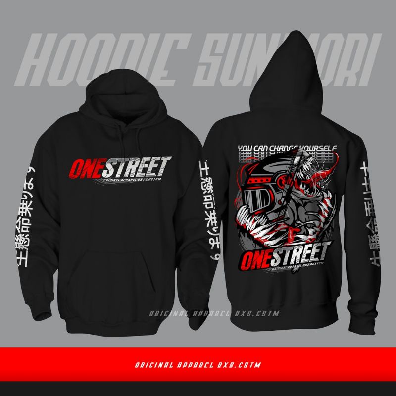 PROMO HOODIE ONE STREET [ BISA COD ] HOODIE PROSTREET PRIA