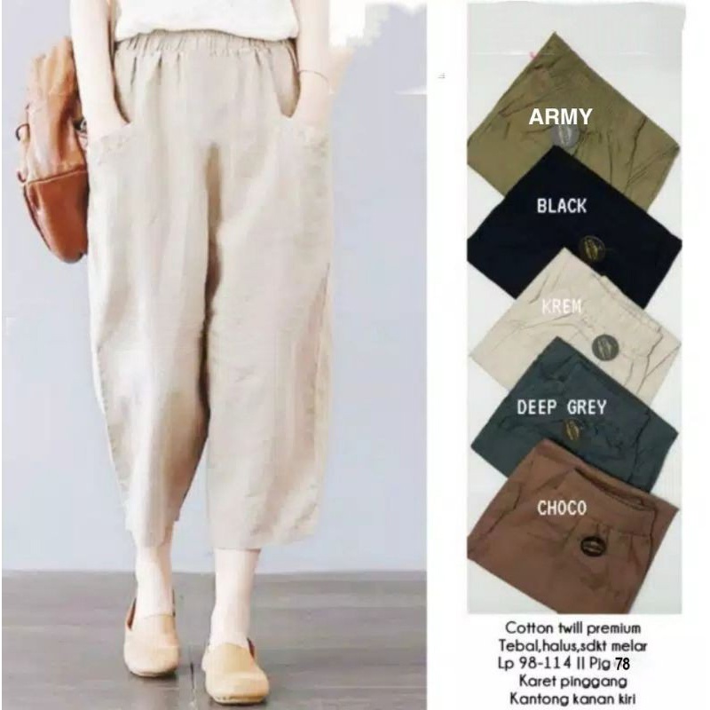 Celana Panjang Wanita Willow Pants - Celana Kurea Terbaru Sasha Pants Willow Pants Points Denim