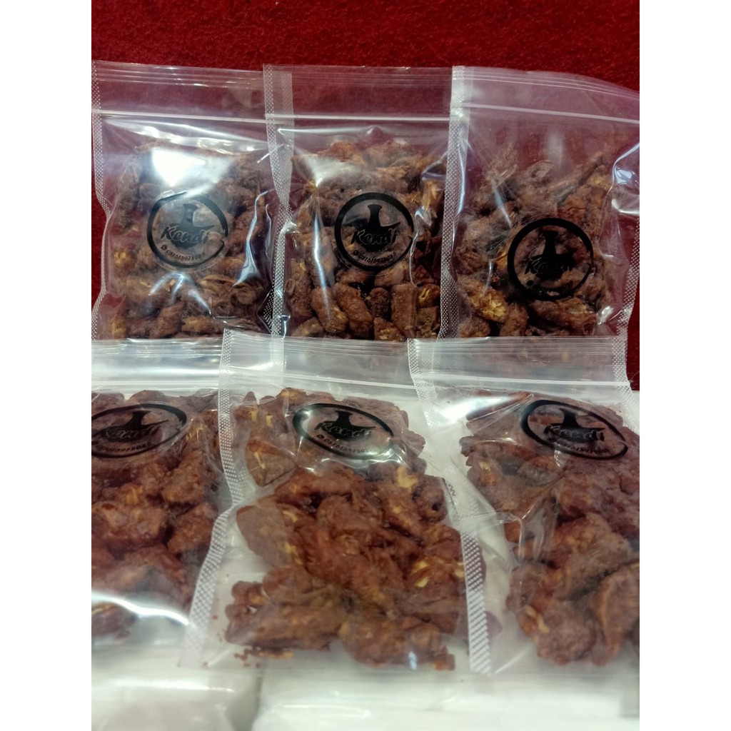 

kulpang coklat crunchy/ kulit pangsit coklat crunchy