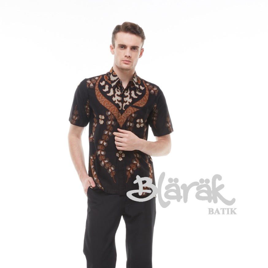 (bayar ditempat)BAJU BATIK LENGAN PENDEK MEREK BLARAK