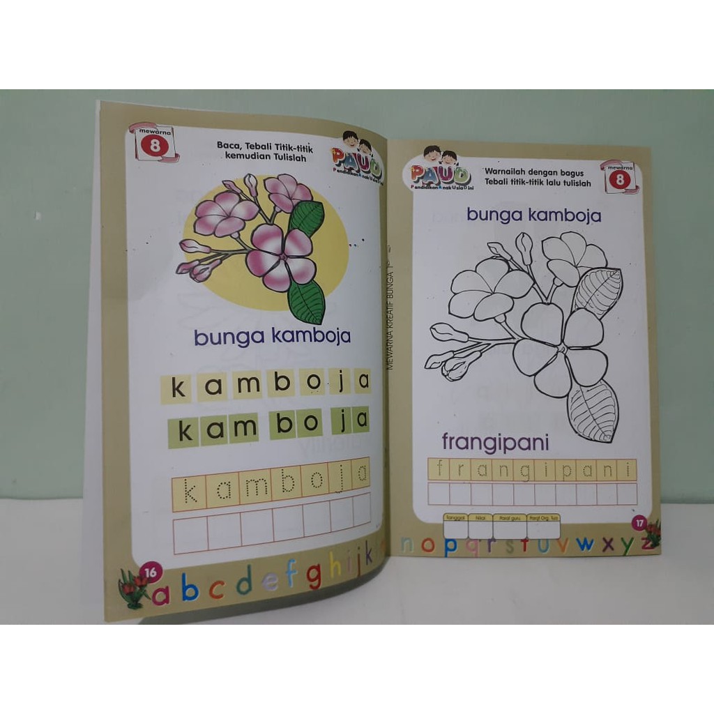 Buku Anak Seri Mewarnai Kreatif Dengan Contoh Beragam Tema Untuk TK Dan PAUD Full Color (15 x 23 Cm)