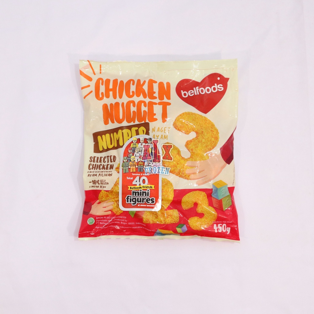 

BELFOODS CHICKEN NUGGET NUMBER [450gr]