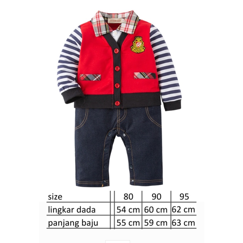 PAKAIAN BAYI PREMIUM IMPORT BAJU ANAK JUMPER JUMPSUIT ROMPER LAKI LAKI MURAH