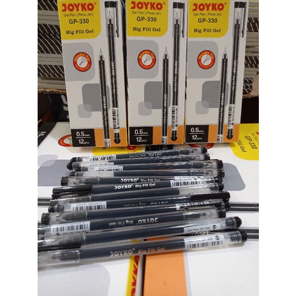 

pulpen gel joyko GP-330 0.5mm (12pcs)