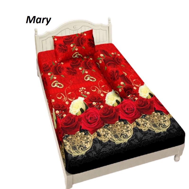 Ss Sprei Aloha 120 120x200 Single Size No 3 Corak Printing Internal Lady Rose Group