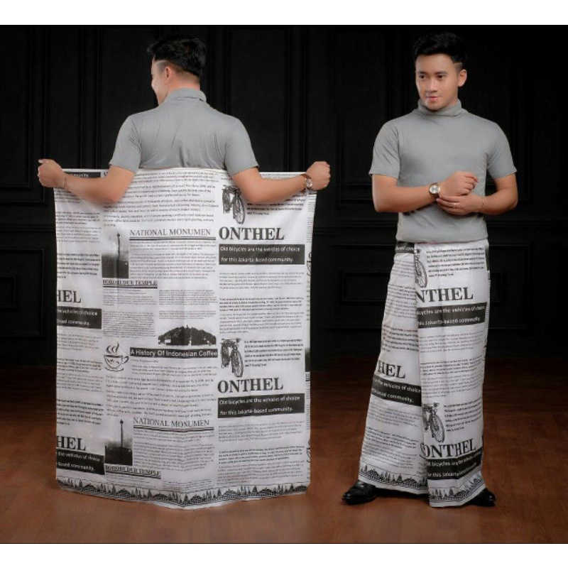 sarung koran/sarung batik/sarung gus azmi/sarung bhs/sarung/sarung batik pria