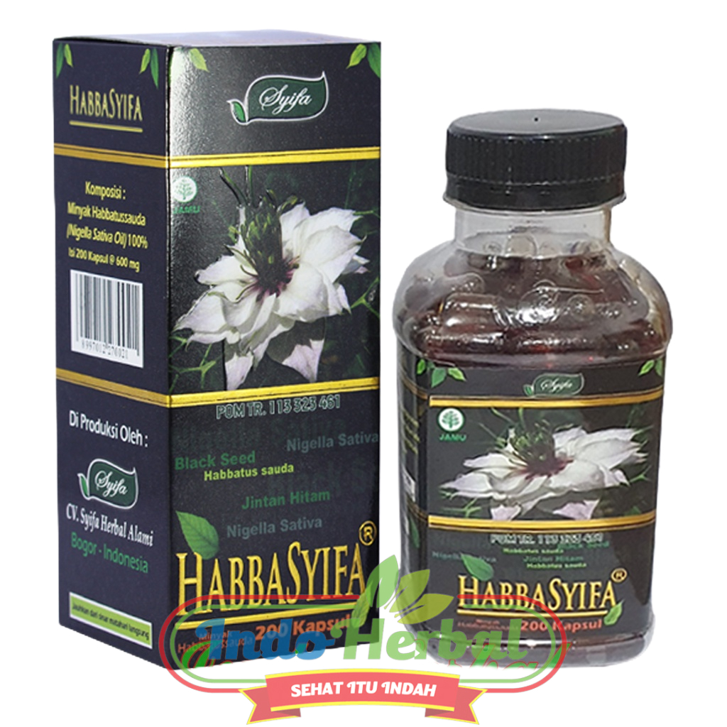 Habbasyifa Minyak Habbatussauda Black Seed Oil 200 Kapsul