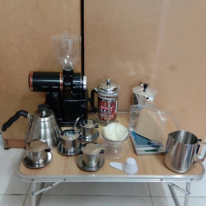 Paket Alat Kopi - Mini Cafe Set. Coffee Shop Sederhana Alat Cafe