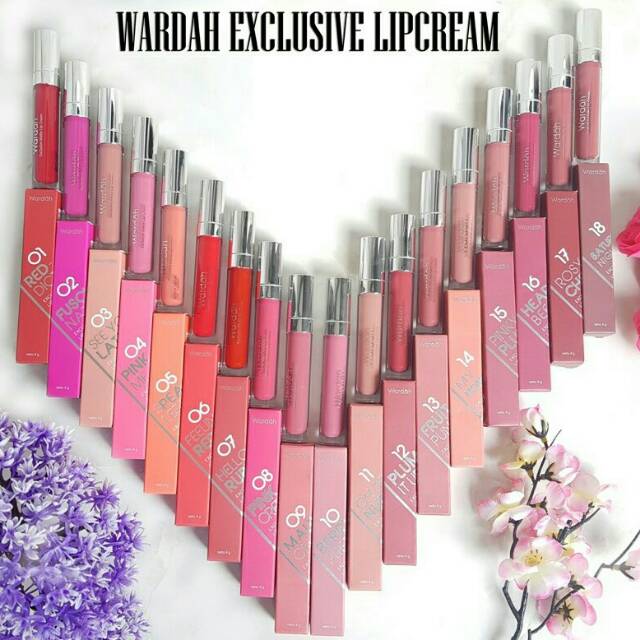 harga lip cream wardah di shopee