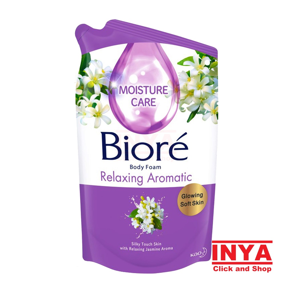 BIORE RELAXING AROMATIC MOISTURE CARE BODY FOAM 450ml REFILL - Sabun Cair