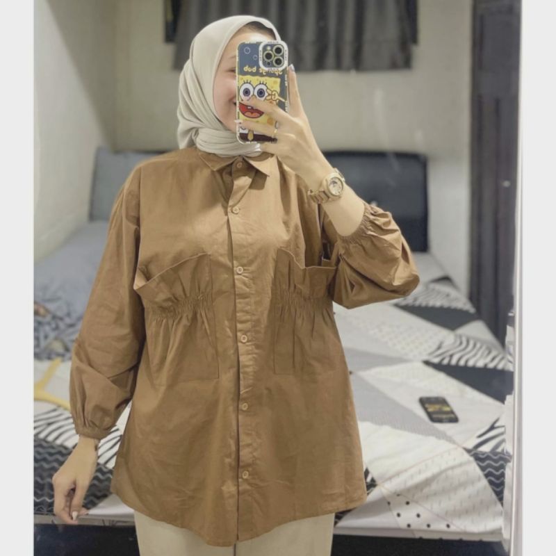 CANTIKA TOP BLOUSE KATUN POPLIN