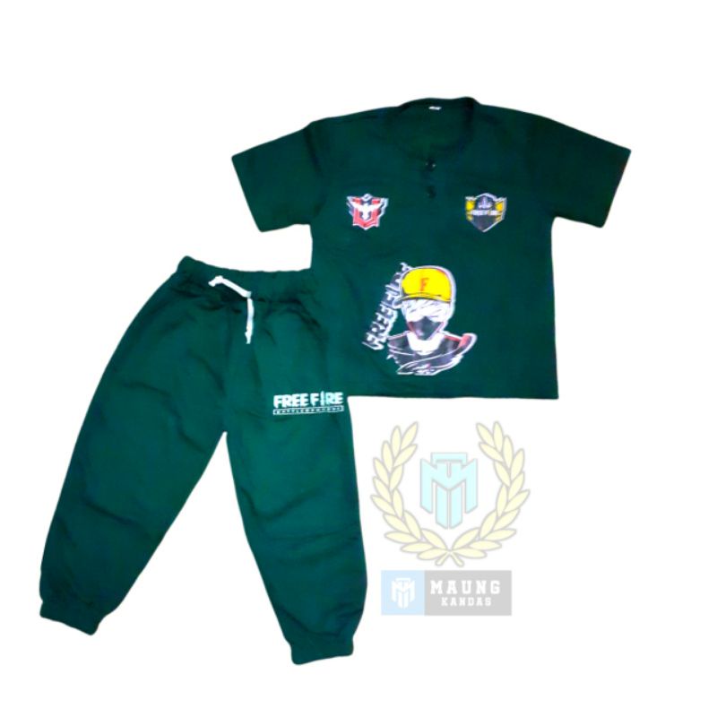 SETELAN KIANO ANAK 1-5 THN / SET KIANO CELANA PANJANG SABLON TERMURAH