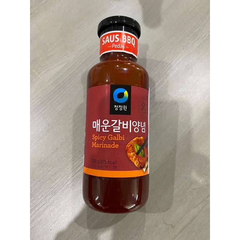 Jual Saus Spicy Galbi Marinade Daesang Chung Jung One Bumbu Marinasi Daging Pedas G Shopee