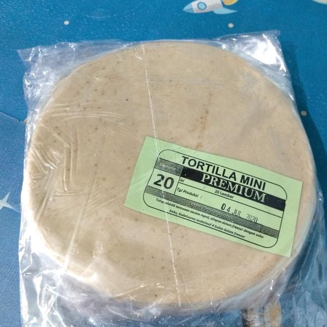 

Tortilla Premium 20 cm / Tortilla Manis 20cm (isi 20 pcs)