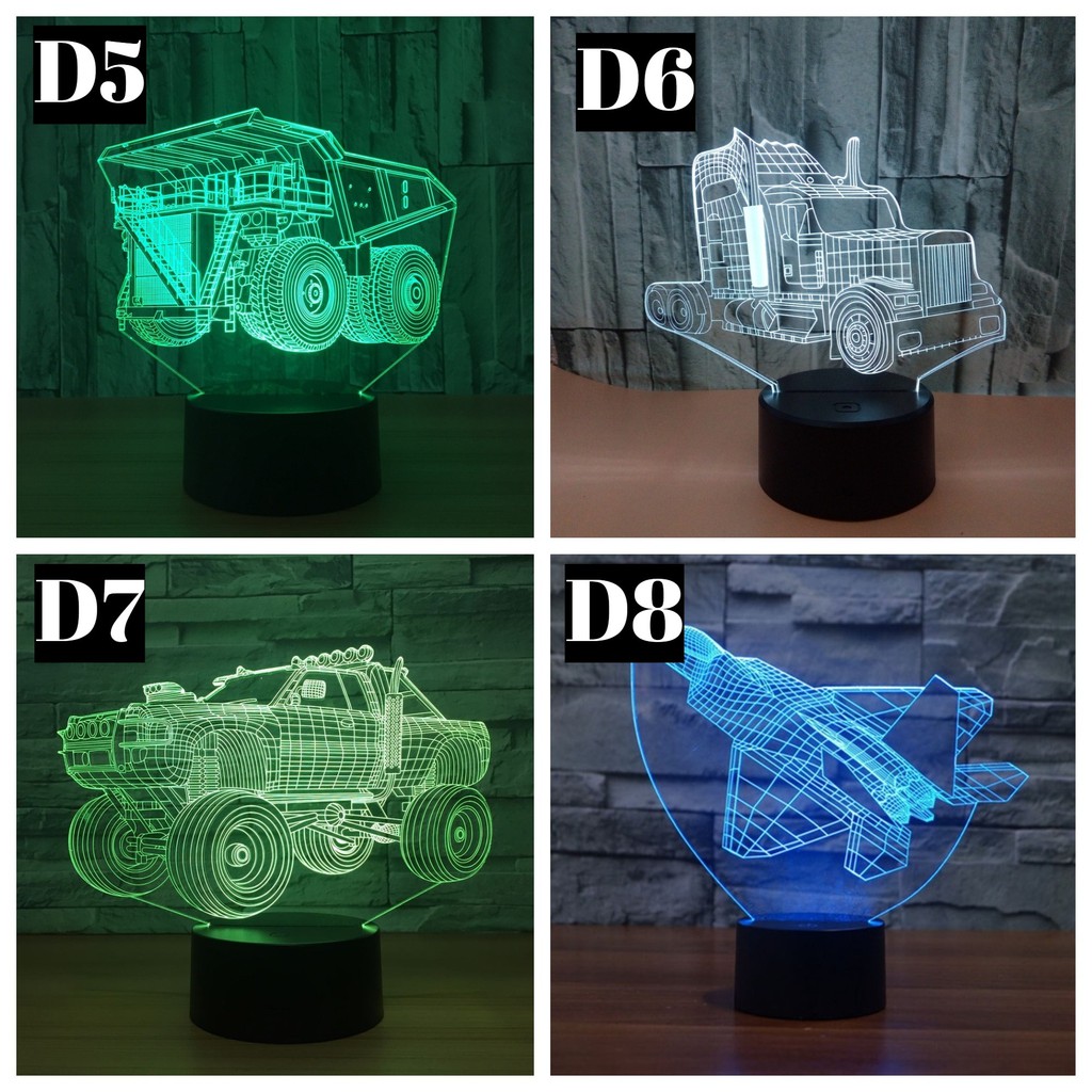 LAMPU HIAS LED 3D / LAMPU TIDUR HIAS DIMENSI / PART 4