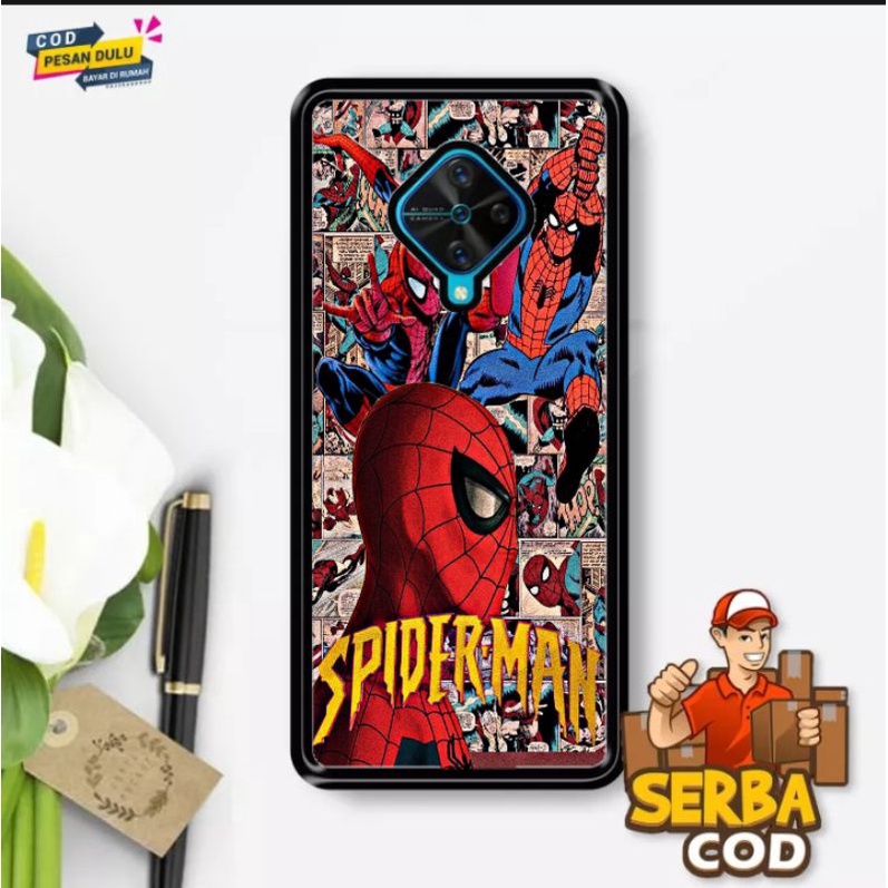 ubluk store Case custom Vivo S1 pro motif spidermannn keren murah