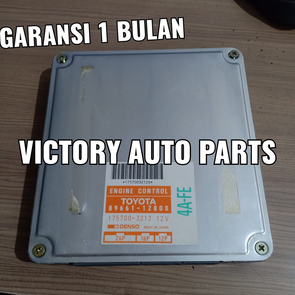 Engine control unit ecu Toyota corolla great 4AFE ORI COPOTAN BERGARANSI