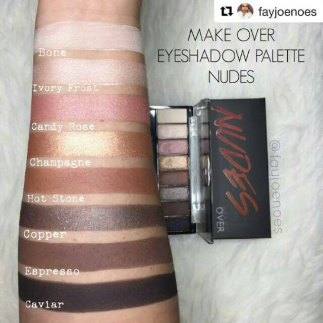 MAKE OVER Eyeshadow Palette NUDES