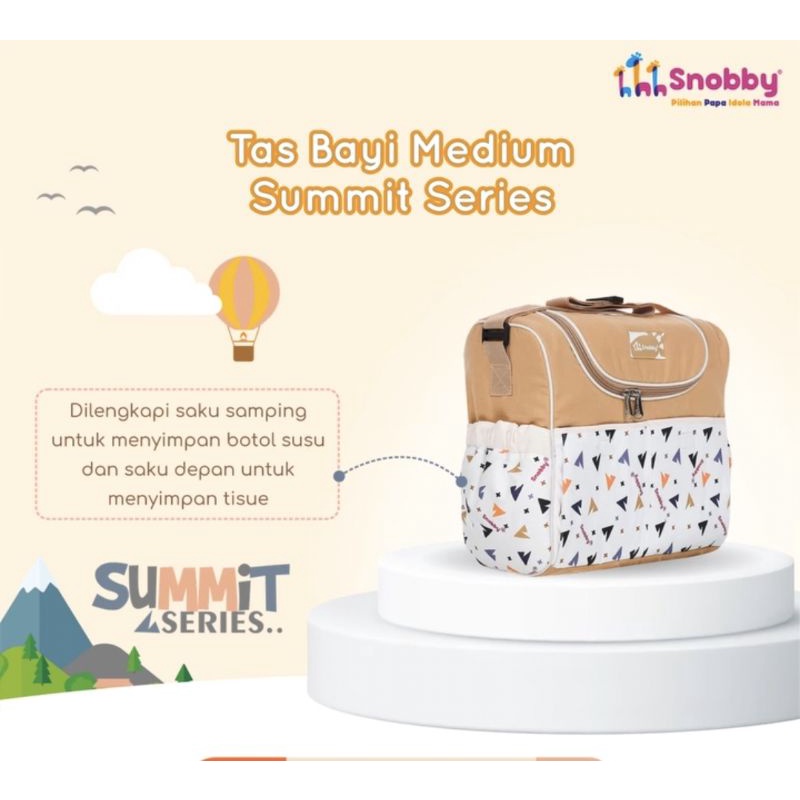 Snobby Tas Bayi Medium Saku Print Summit Series - TPT 6272