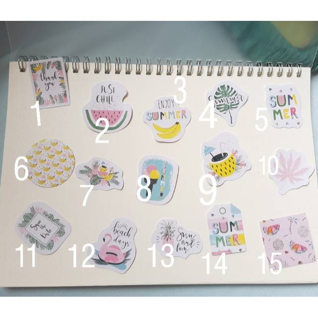 

Sticker rainforest lucu unik untuk scrapbook