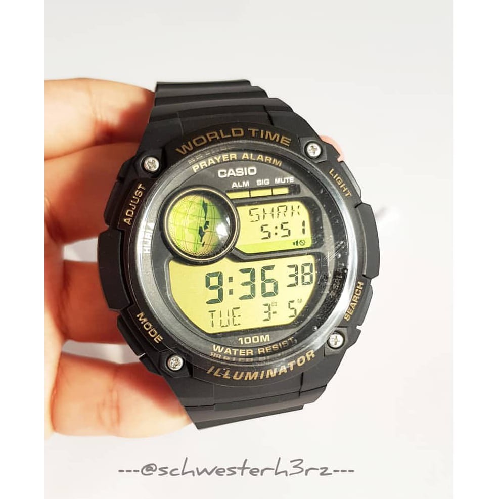 Worldtime with prayer time (CPA-100-9AVEF)