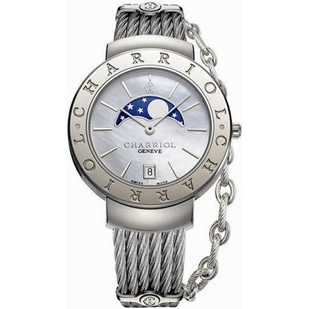 Charriol St Tropez Moonphase Ladies ST35CS.560.001