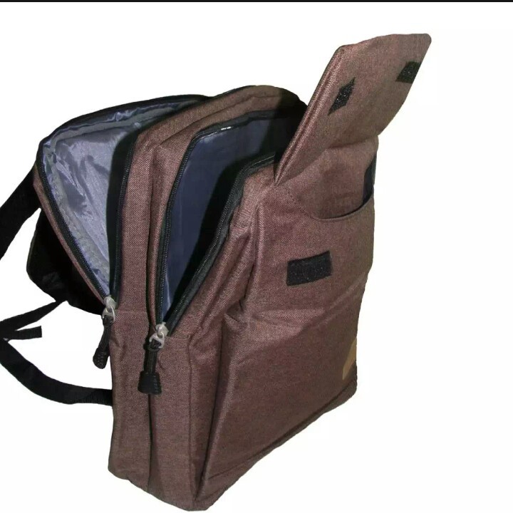 Polo wisdom tas ransel pria dan wanita tas laptop pria tas fashion pria original - coffe