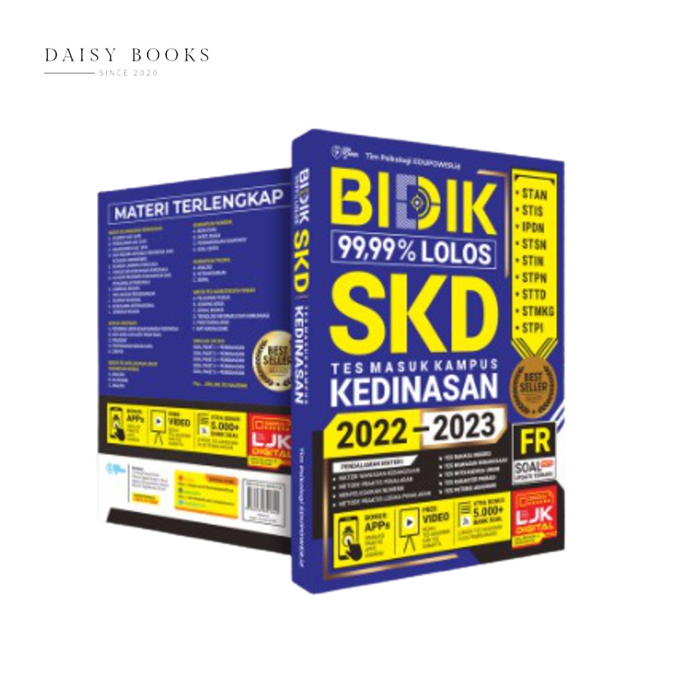 BUKU SKD KEDINASAN BIDIK 99,99% LOLOS SKD KEDINASAN 2022-2023 by EDUPOWER