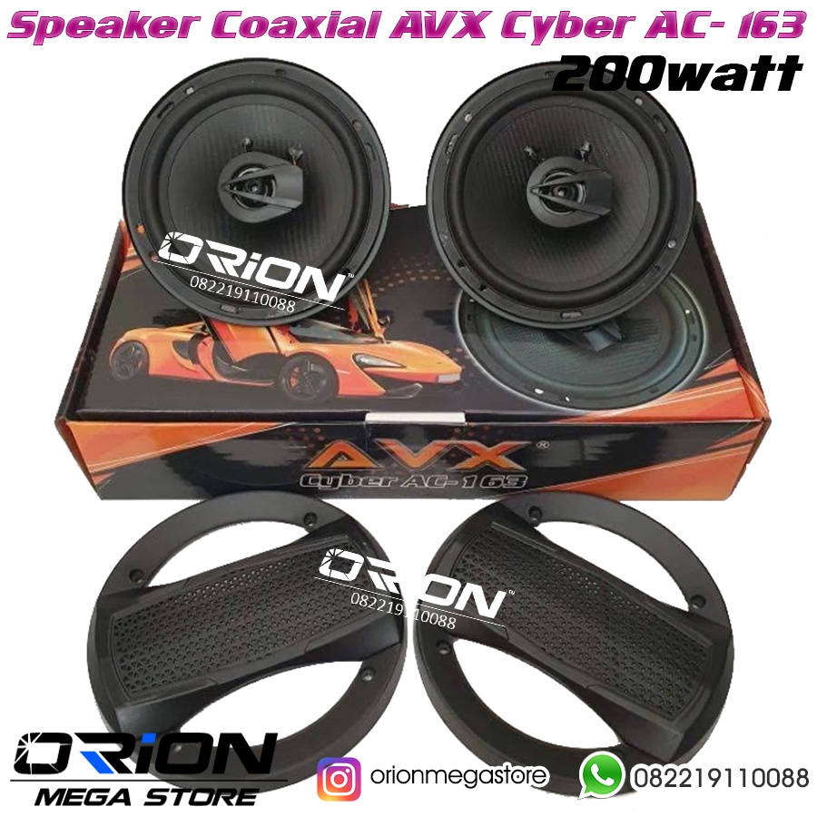 Jual Speaker Coaxial Avx Cyber Ac Speaker Pintu Inch Shopee Indonesia