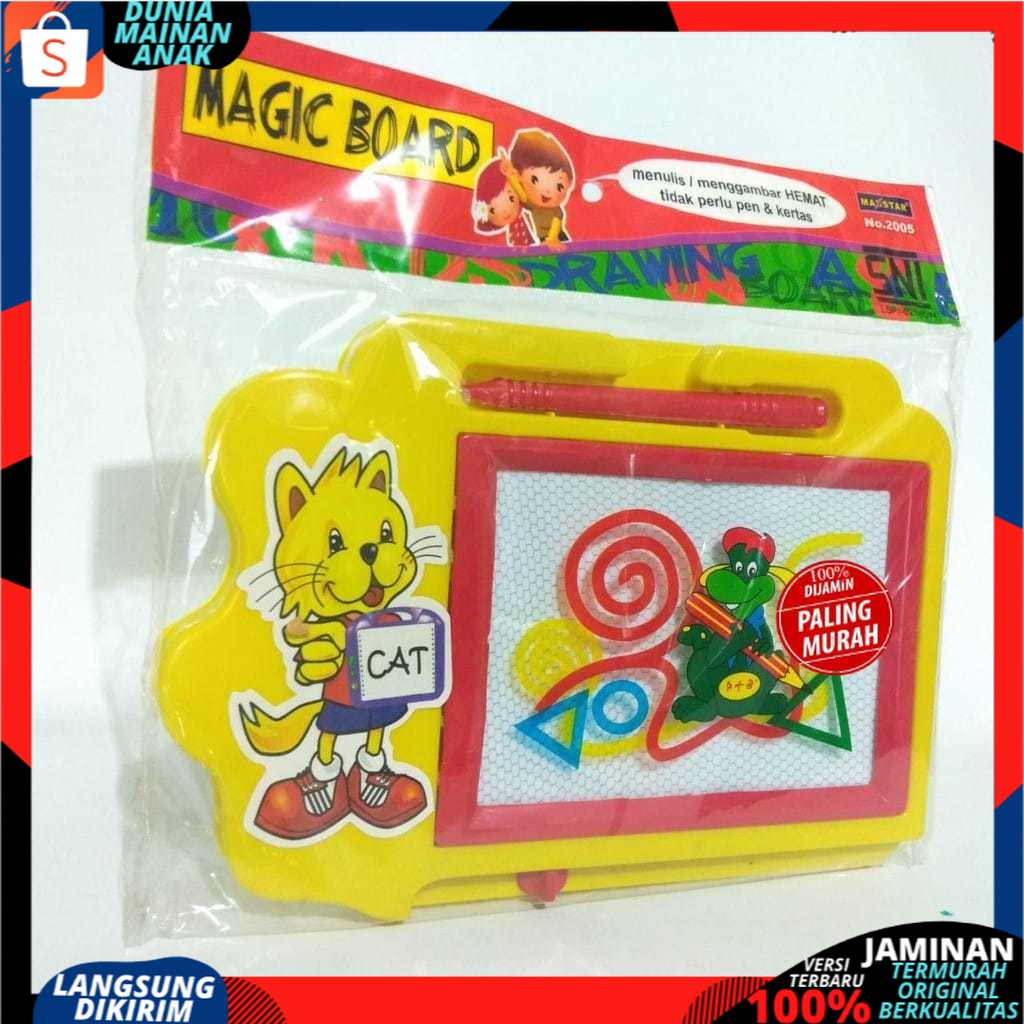 Mainan Anak Drawing Board Magnetic Papan Tulis Magnetik Hapus Gambar Dan Menulis Edukasi