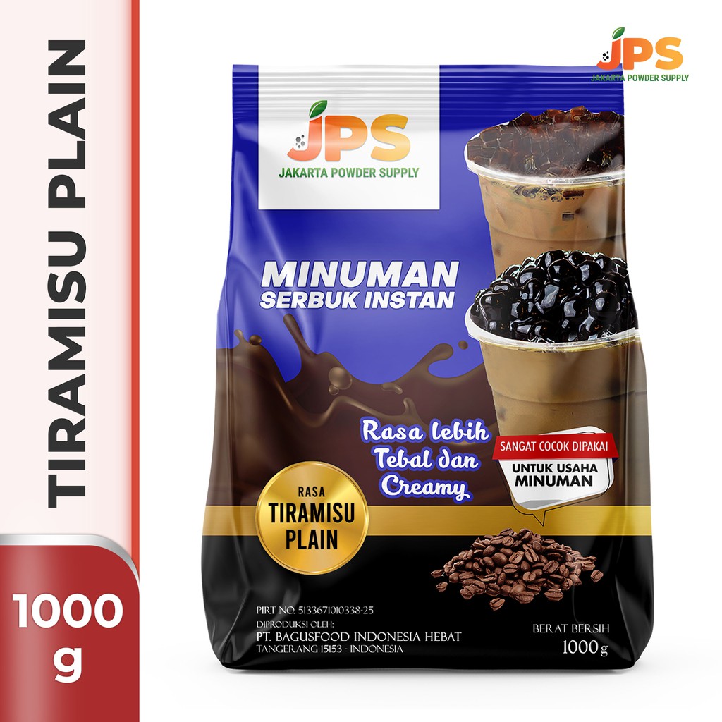 

Bubuk Minuman Tiramisu Plain 1 Kg jps