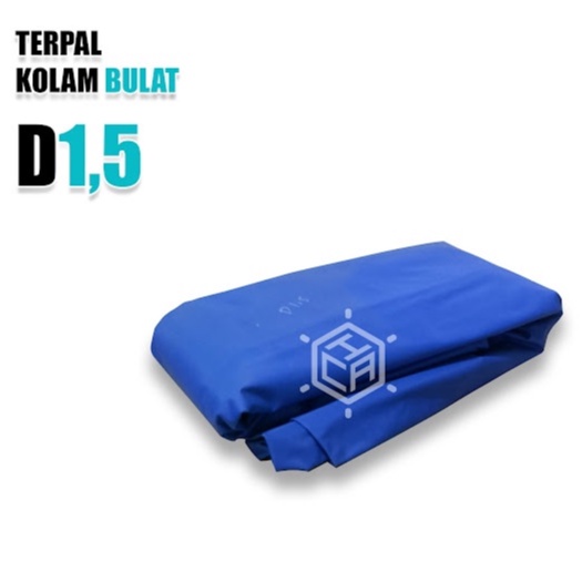 Kolam Bulat D1,5 T1,2 M Orchid Semi Karet Terpal Saja/Terpal budidaya/terpal kolam/terpal orchid