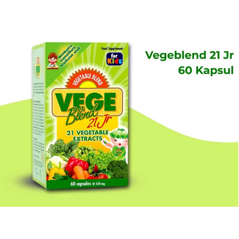 VEGEBLEND 21 JUNIOR ISI 60 CAPSULE Vege blend