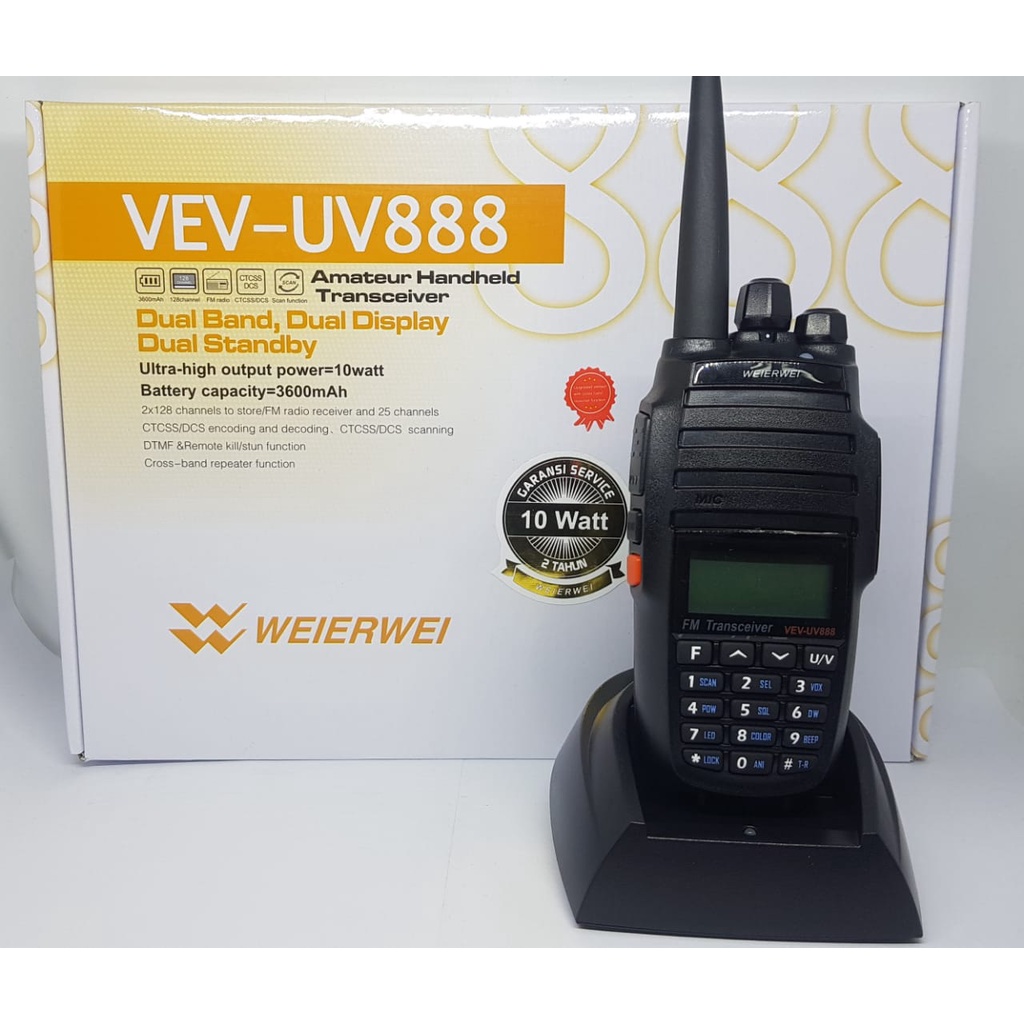 HT HANDY TALKIE WEIERWEI VEV- UV888 DUAL BAND