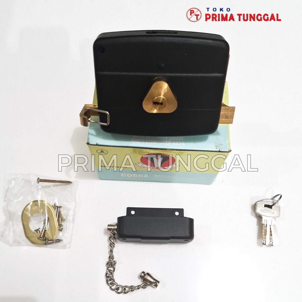 Kunci Pintu Teralis Cobra Hitam Kunci Komputer Kunci Pintu Besi