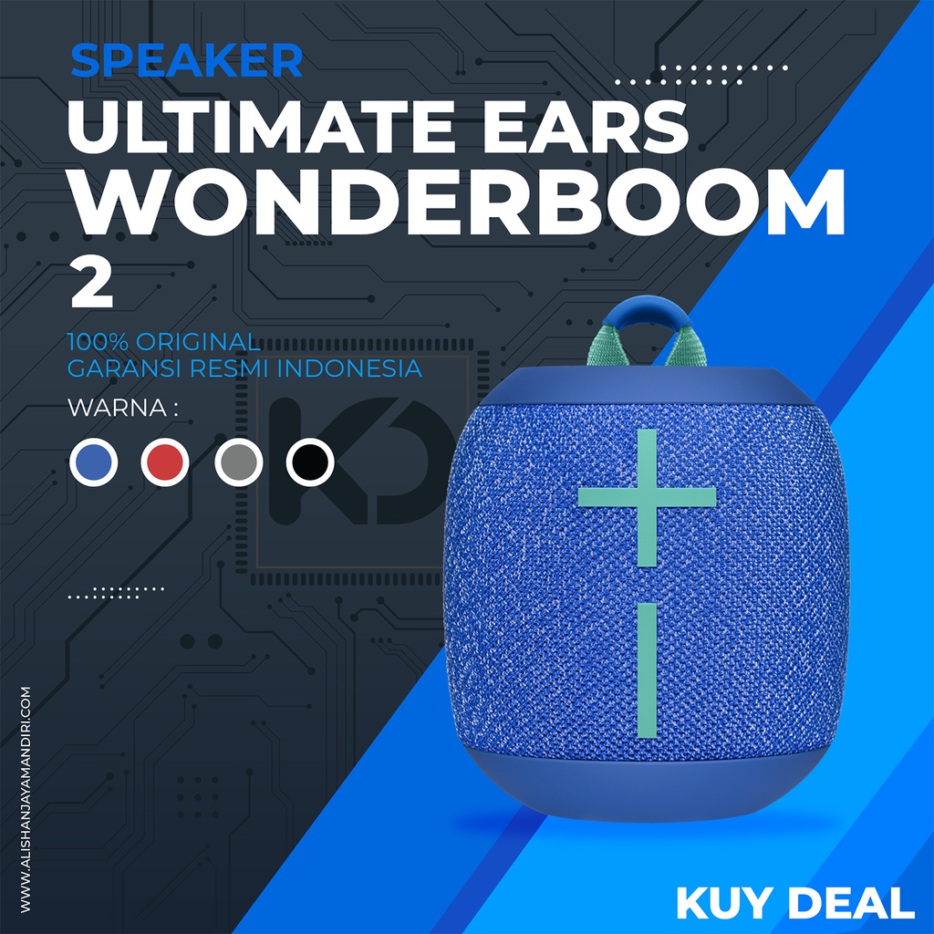 ULTIMATE EARS UE WONDERBOOM 2 ORIGINAL GARANSI RESMI IMS 2 Tahun