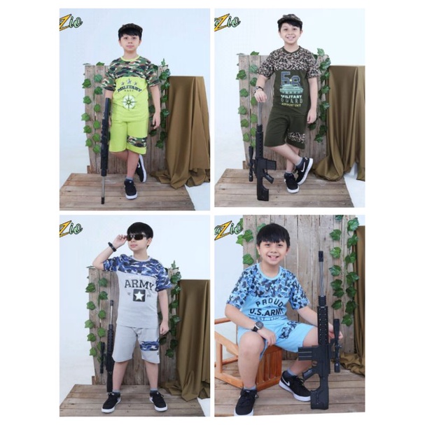 BAJU ANAK COWOK ARMY - BAJU ARMY - ARMY SERIES JUNIOR BY SPAZIO