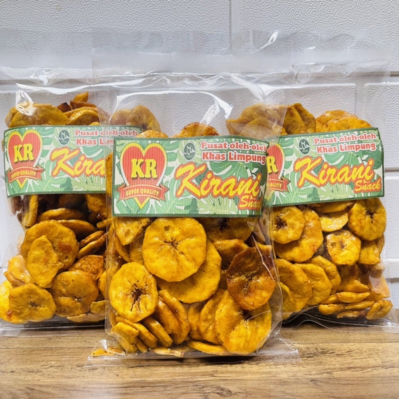 

Keripik pisang koin manis super legit