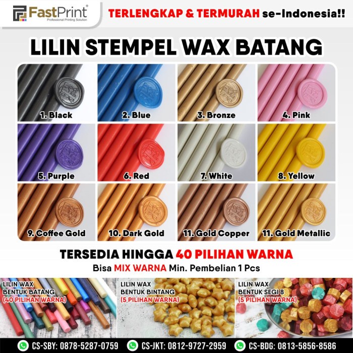 

MENYURAT-SURAT- SEAL WAX LILIN STEMPEL SEGEL BATANG STAMP SEALING - ROSE RED -SURAT-MENYURAT.