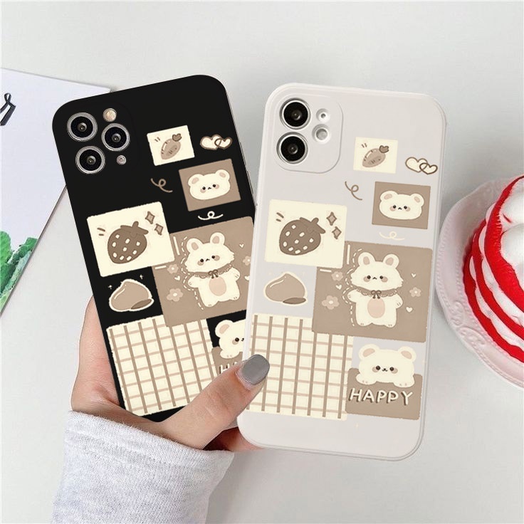 Case Poco M3 / X3 NFC MACARON "BERUANG LUCU" Universe Store Case SmartPhone Cassing Handphone - Soft