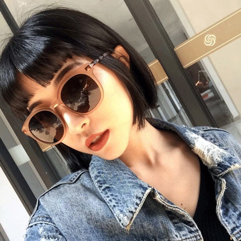 (YUZHU) Bayar di Tempat Korean Design Trendy Mata Kucing Kacamata Hitam Wanita Fashion Sunglasses Women