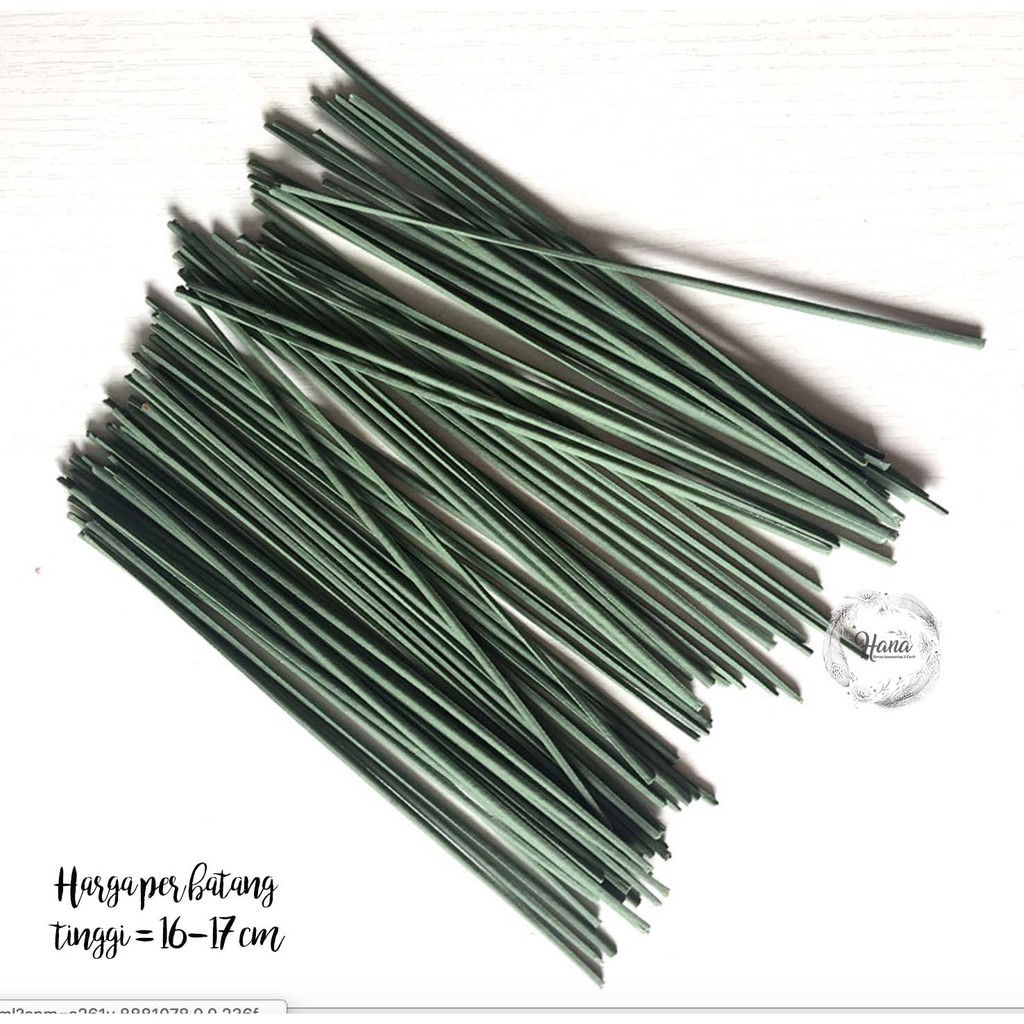 TANGKAI BUNGA ARTIFICIA / TANGKAI KAWAT BUNGA PLASTIK