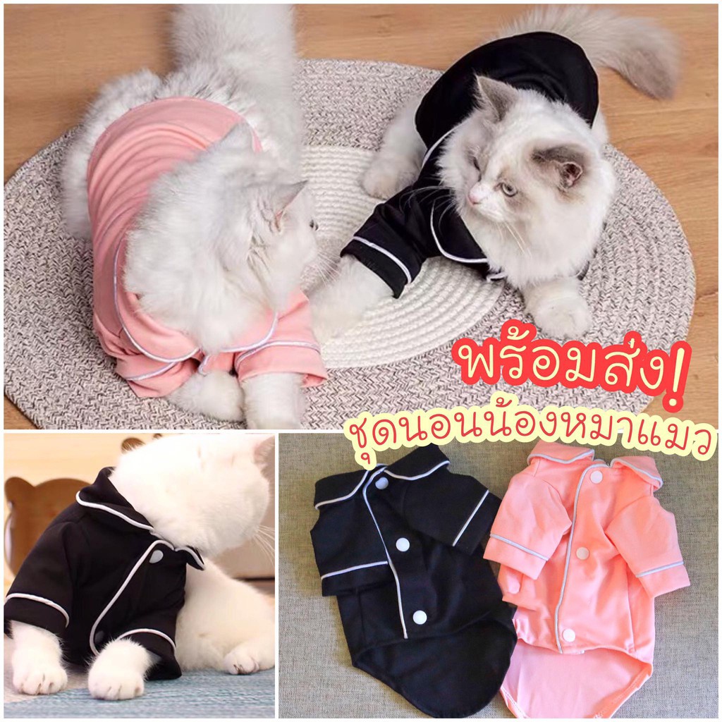 ★〓YUFeiPet〓★ Cat Pajamas Dog Shirt Pet Home Service Dog's Clothes Cat Short Sleeve Leisure Fashion Lovely